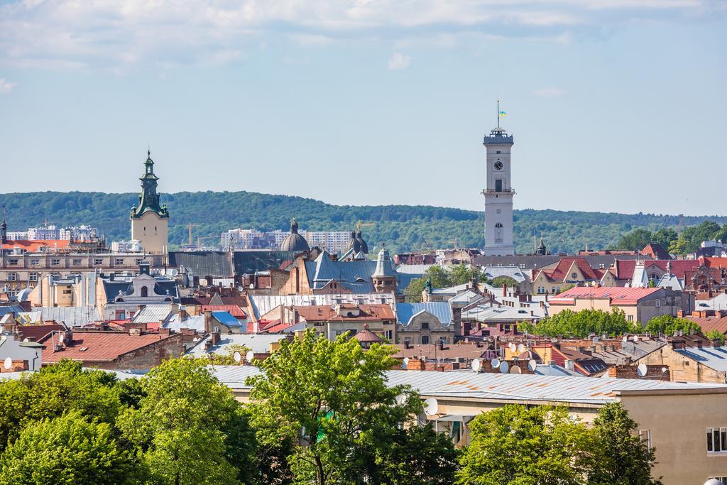 Apartment On Arkhipenka With Panorama View Lviv Buitenkant foto