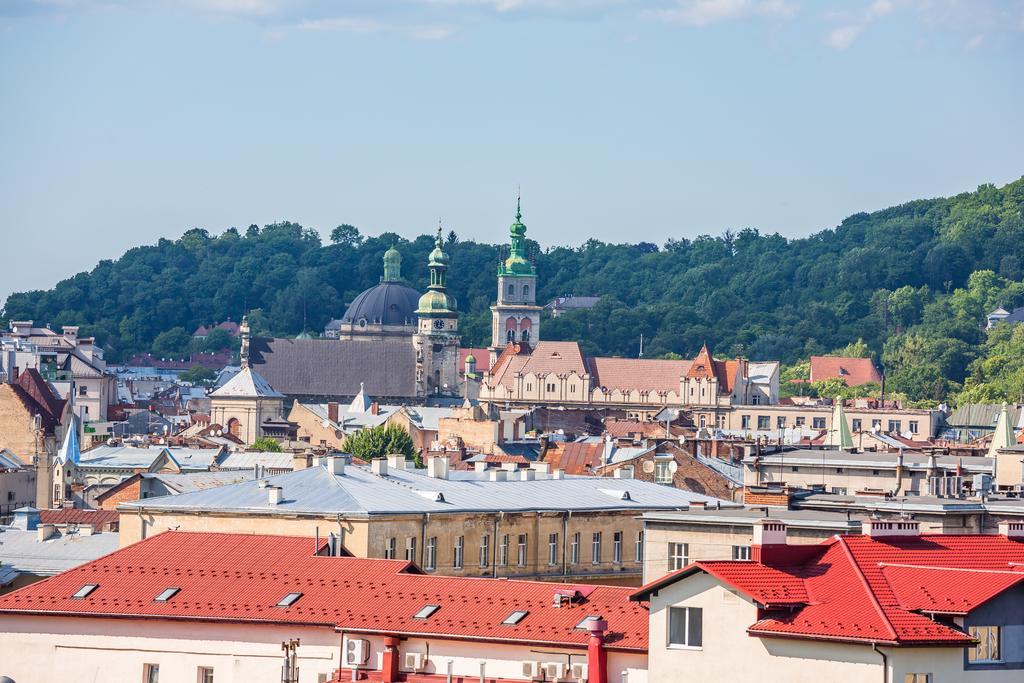 Apartment On Arkhipenka With Panorama View Lviv Buitenkant foto